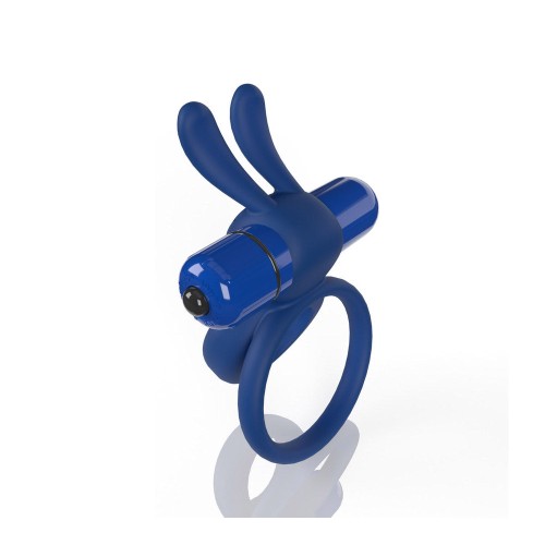 Screaming O 4B Ohare Rabbit Cockring Vibrator Blueberry