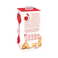 Wild Rose Suction and Bullet Clitoral Stimulator Red