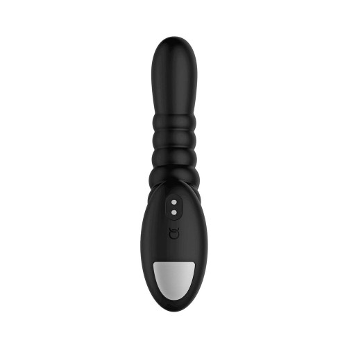 Forto Ribbed Pro Rechargeable Silicone Vibrating Massager