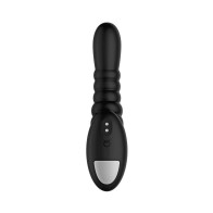 Forto Ribbed Pro Rechargeable Silicone Vibrating Massager