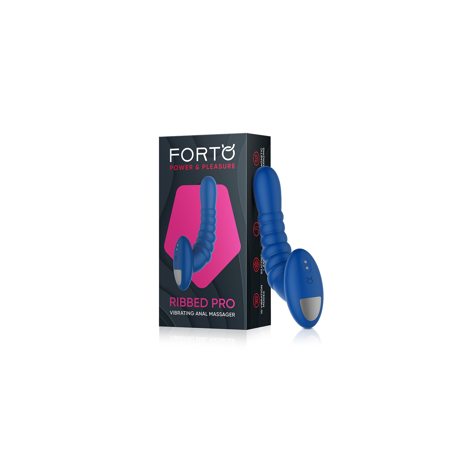 Forto Ribbed Pro Anal Massager