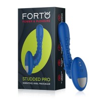 Forto Studded Pro Vibrating Anal Massager