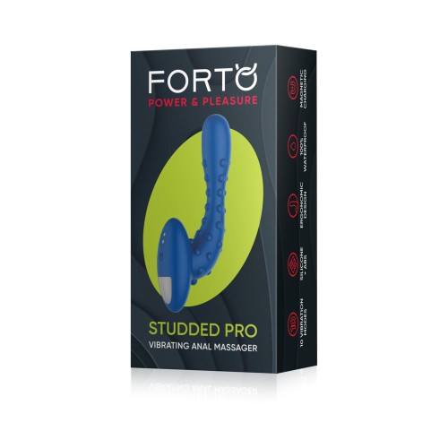 Forto Studded Pro Vibrating Anal Massager