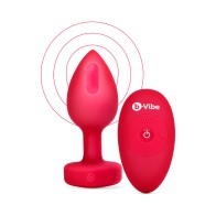 b-Vibe Vibrating Heart Anal Plug - Elegant & Powerful