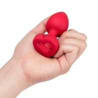 b-Vibe Vibrating Heart Anal Plug - Elegant & Powerful