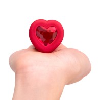 b-Vibe Vibrating Heart Anal Plug - Elegant & Powerful