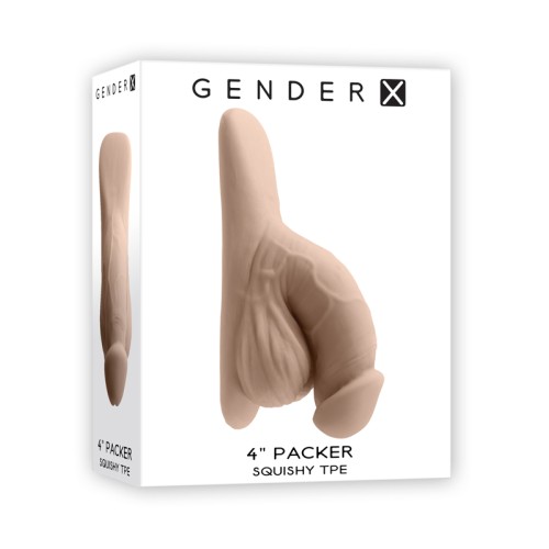 Gender X 4-Inch Realistic Packer for Discreet Comfort