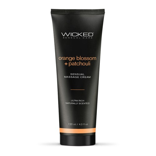 Crema de Masaje Wicked Naranja y Pachuli para Relajación