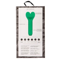 Je Joue Amour Vibrador Bullet Fluttering - Punta Corazón - Verde Esmeralda