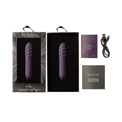 Je Joue Duet Vibrador Bullet Recargable Púrpura