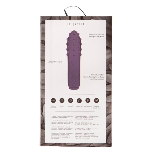 Je Joue Duet Vibrador Bullet Recargable Púrpura