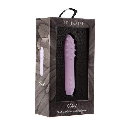 Je Joue Duet Rechargeable Bullet Vibrator - Dual Sensation