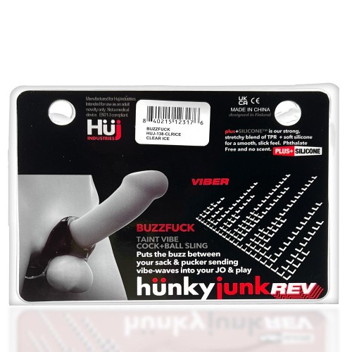 Hunkyjunk Buzzfuck Cock & Ball Sling Teal Ice