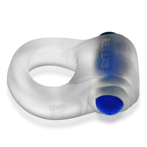 Anillo para el pene Hunkyjunk Revring con vibrador Bullet Clear Ice