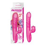 Dual Stimulator Heat Up Passion Grabber Rosa