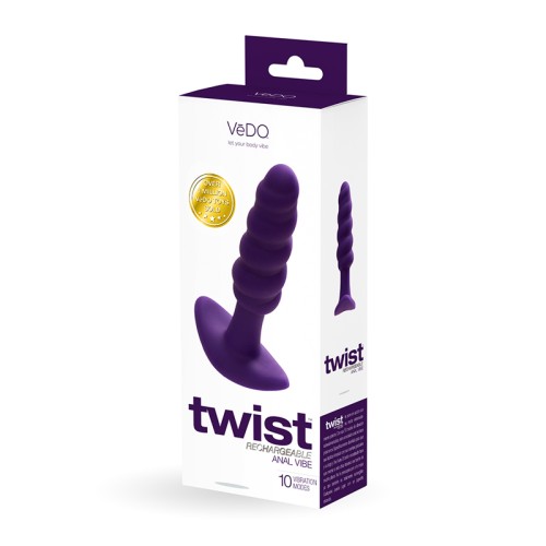 VeDO Twist Plug Anal Vibrante Silicona