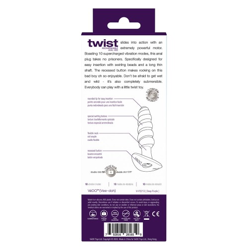 VeDO Twist Powerful Rechargeable Anal Plug