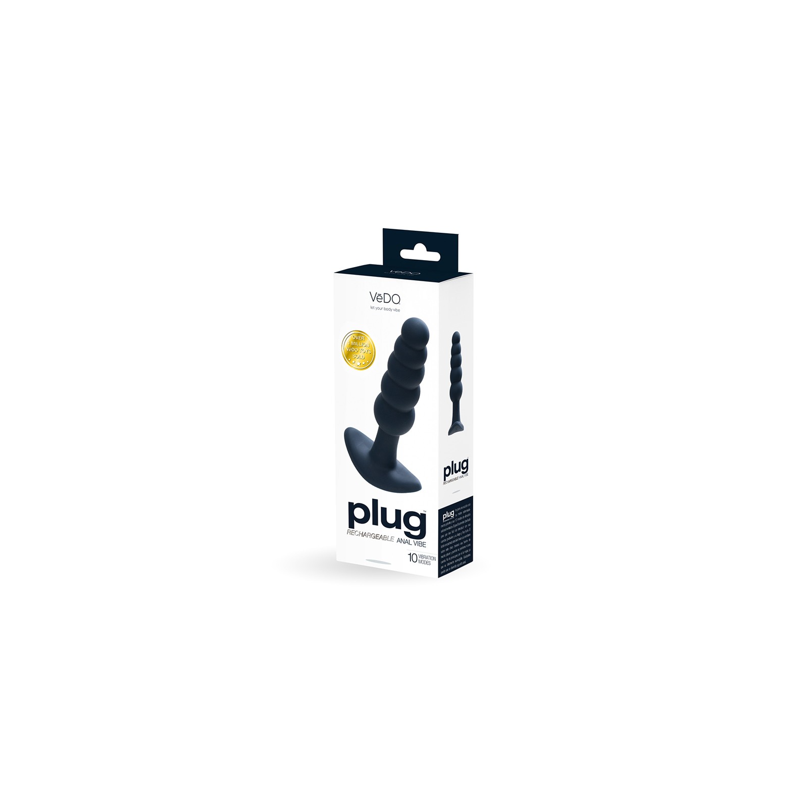 VeDO Plug Anal Vibrador Recargable