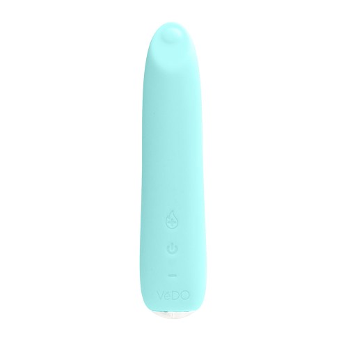 Vibrador Slimline Calentable Recargable VeDO Boom para el Placer