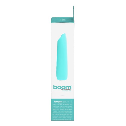 Vibrador Slimline Calentable Recargable VeDO Boom para el Placer