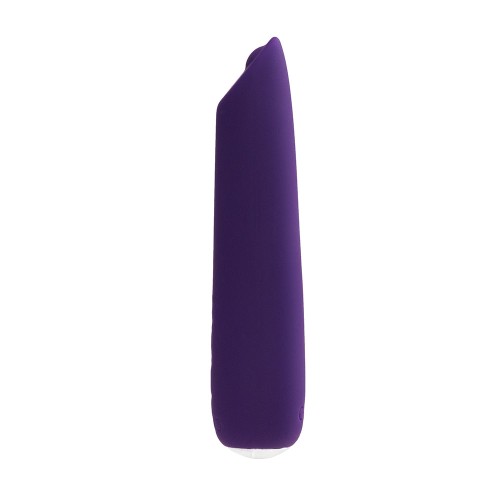 VeDO Boom Vibrador Slimline de Silicona Templada en Púrpura