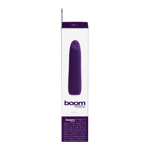 VeDO Boom Warming Silicone Slimline Vibrator Purple