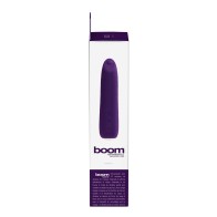 VeDO Boom Vibrador Slimline de Silicona Templada en Púrpura