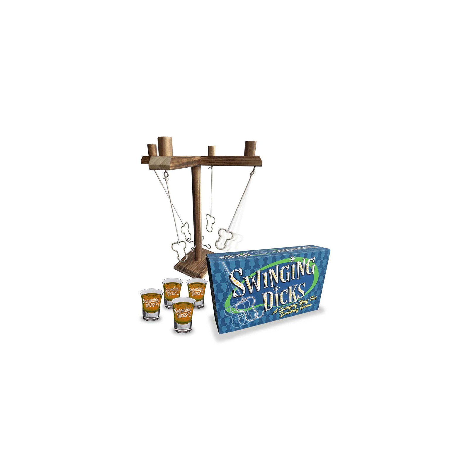 Juego de Bebidas Swinging Dicks Ring Toss