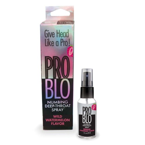 ProBlo Numbing Deep Throat Spray Strawberry 1 oz