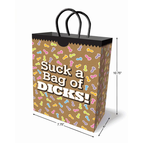 Bolsa de Regalo Suck a Bag of DICKS para Humor y Diversión