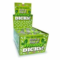 Suck a Bag of Minty Dicks 5-Pack Display