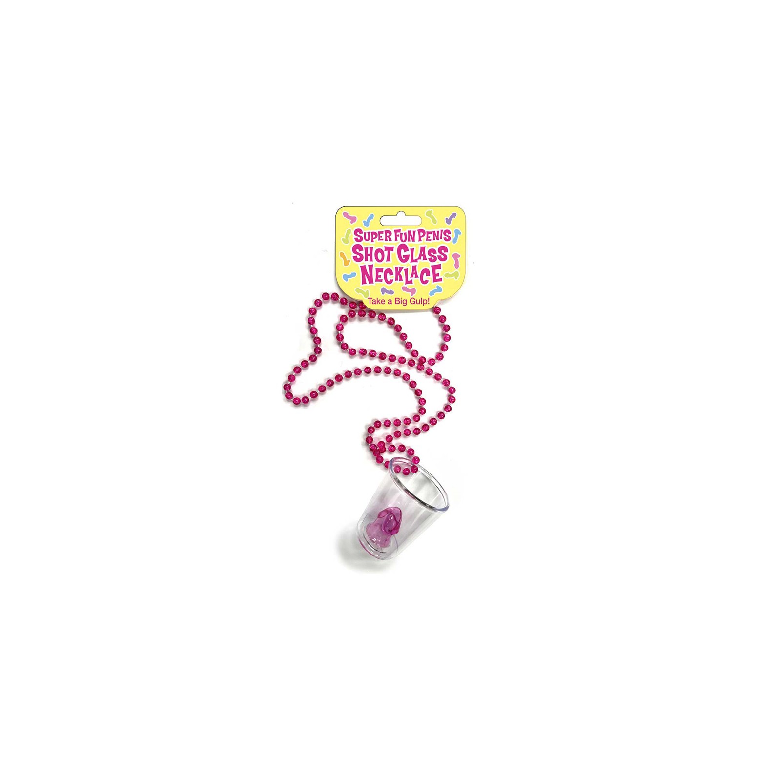 Super Fun Penis Shot Glass Necklace - Party Fun