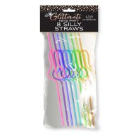 Glitterati Penis Shaped Party Straws