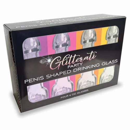 Pack de Vasos en Forma de Pene para Despedida de Soltera – 4 Piezas