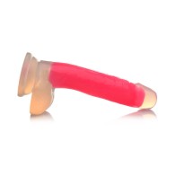 Lollicock Glow-in-the-Dark Silicone Dildo 7 inch Pink