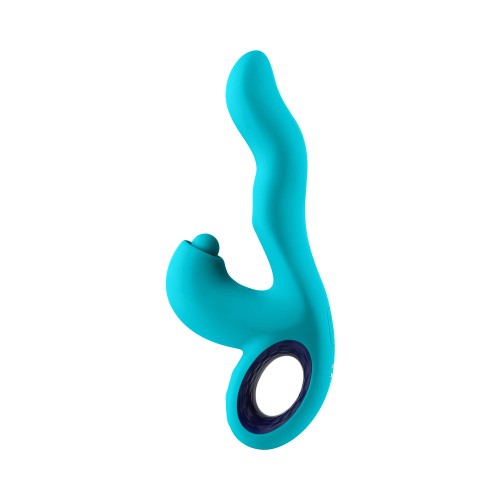 FemmeFunn Klio Triple Action Rabbit Vibrator Turquoise