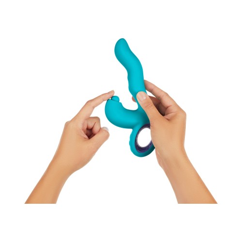 FemmeFunn Klio Triple Action Rabbit Vibrator Turquoise