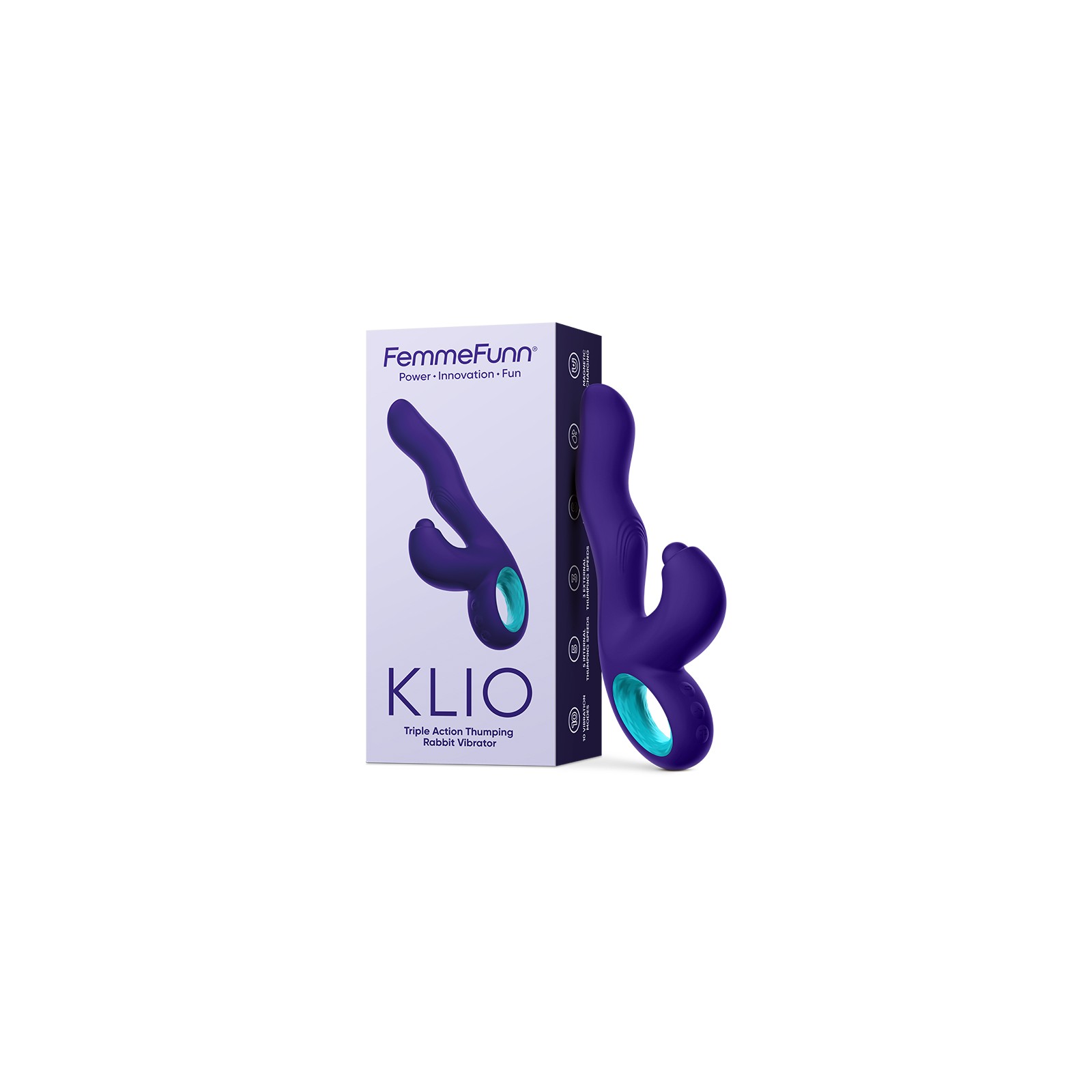 FemmeFunn Klio Triple Action Rabbit Vibrator for Ultimate Pleasure