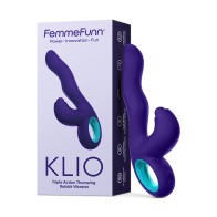 Vibrador Conejito Klio de Acción Triple FemmeFunn para Placer Máximo