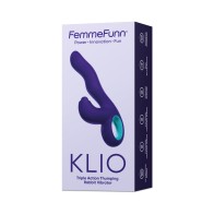 Vibrador Conejito Klio de Acción Triple FemmeFunn para Placer Máximo