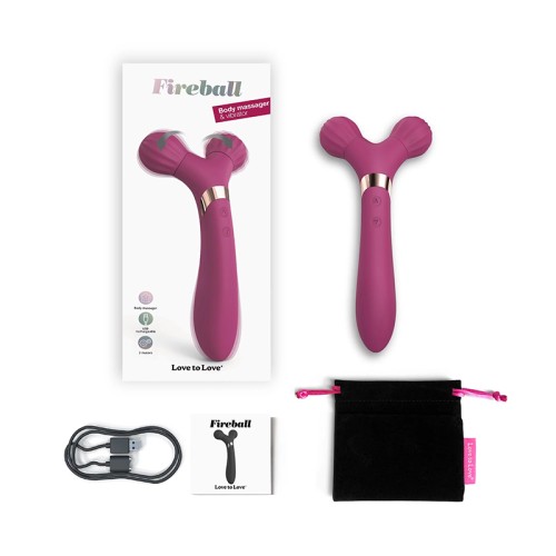 Love to Love Fireball Dual Ended Massager & Vibrator