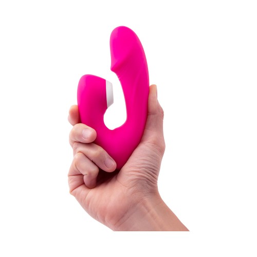 Together Internal Kiss Remote Control Vibe Pink