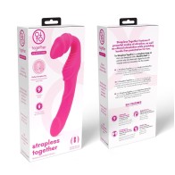 Together Strapless Remote Control Vibrator