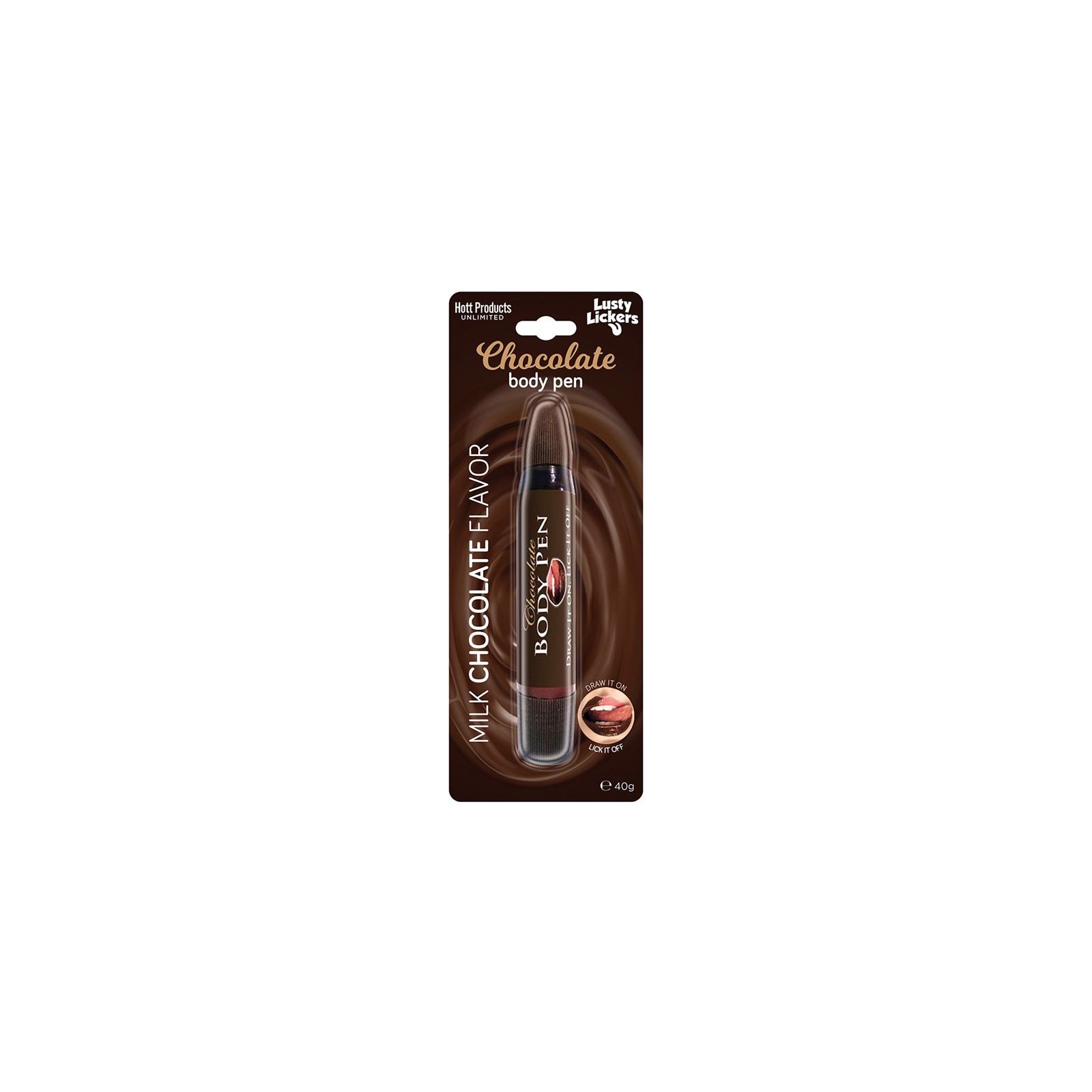 Milk Chocolate Body Pen for Intimate Play