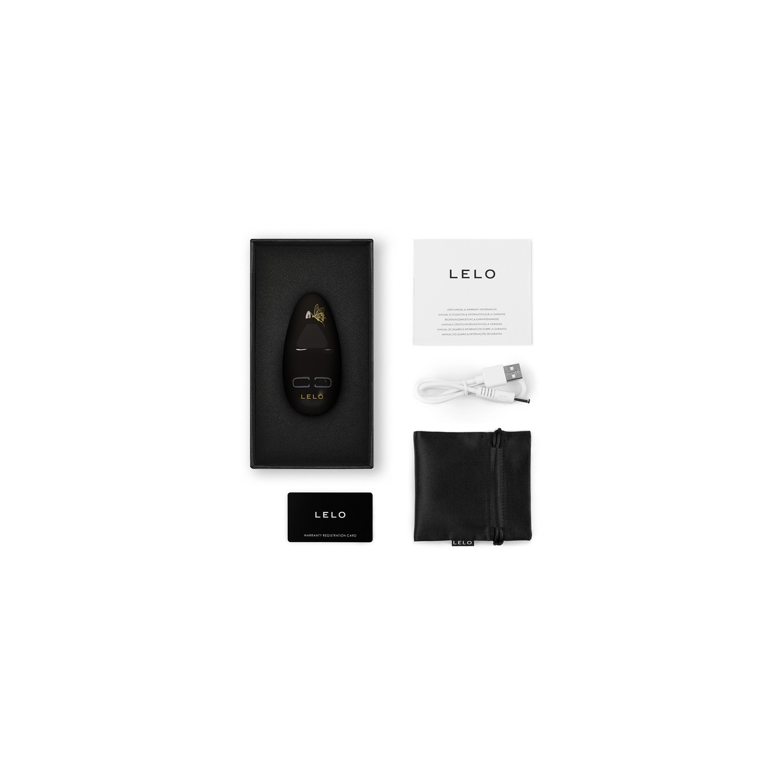 Lelo NEA 3 Rechargeable Mini Vibrator Black