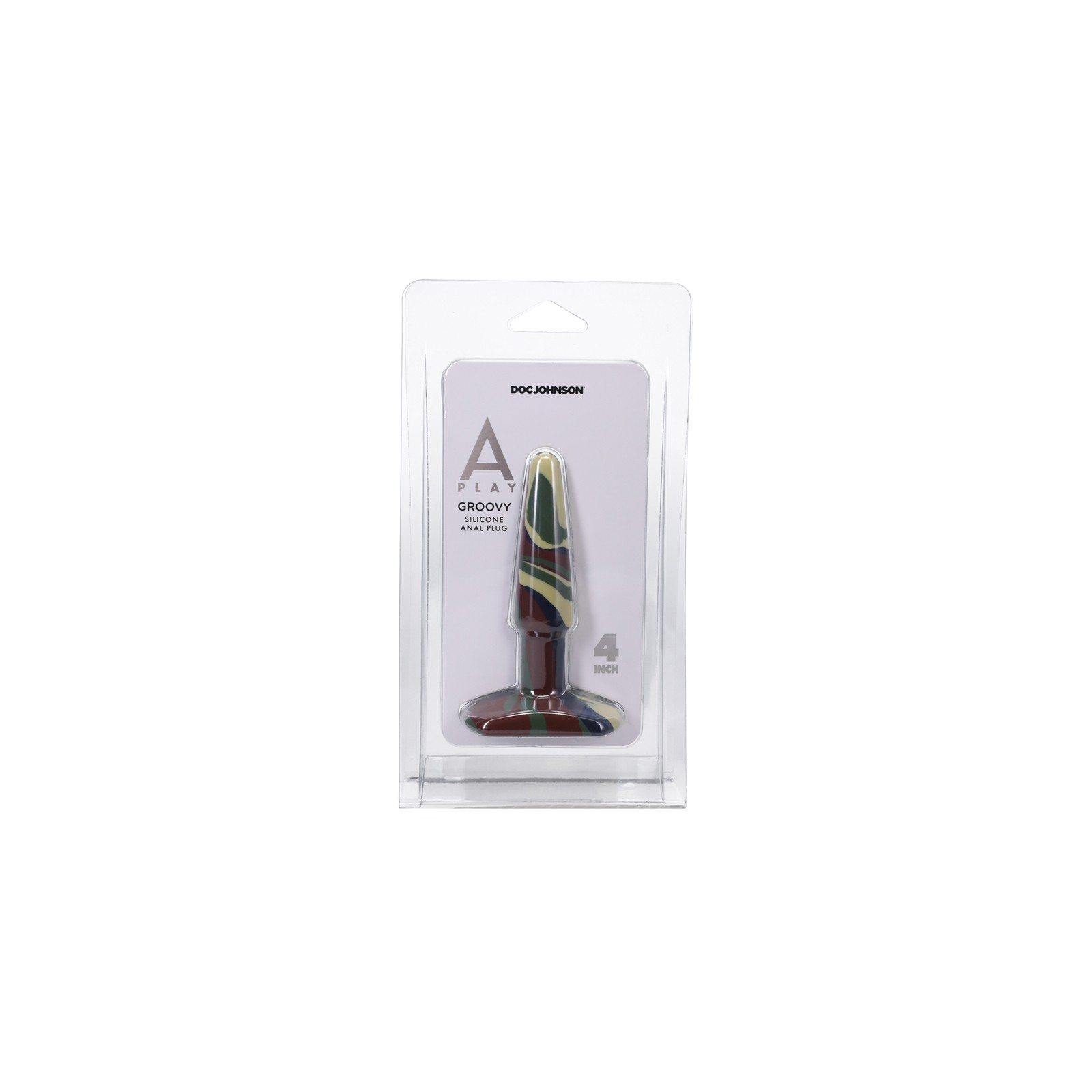 Plug Anal de Silicona A-Play Camuflaje 4in.