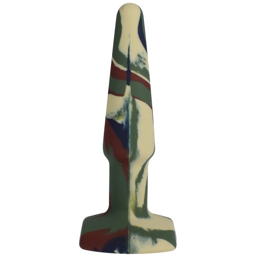 Plug Anal de Silicona A-Play Camuflaje 4in.