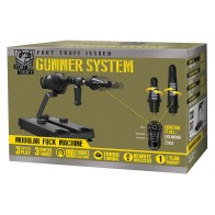 Fort Troff FT GUNNER 3-In-1 Remote-Controlled Fuck Machine - Black