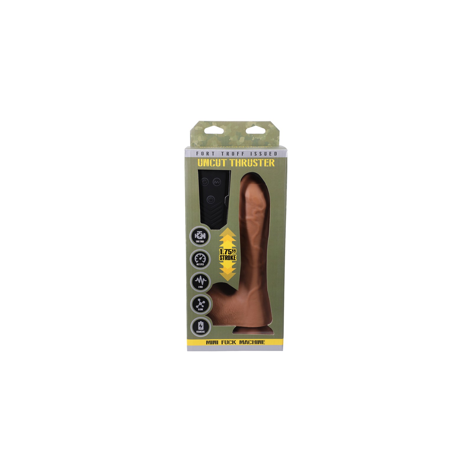 Fort Troff Mini Máquina de Golpeo Uncut Recargable con Control Remoto