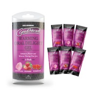 Goodhead Multi-Flavor Warming Oral Delight Gel 6-Pack